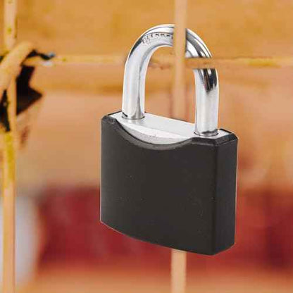 SEPOX¢ç10-Pack 1-9/16" Weather-Proof Outdoor Padlocks Keyed Different, Brass Cylinder, Heavy-Duty Solid Steel Body Covered Black, Locks for Gates, Sheds, Storage Lockers, Fence, Boats, Marine, Fishing