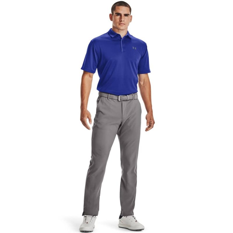 Under Armour Men's Tech Golf Polo, Royal (400)/Graphite, X-Small