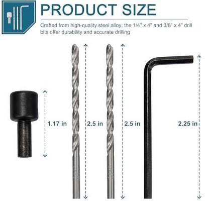 For fits RotoZip CH01 Steel Chuck Adapter Kit 1/8" Chuck Capacity,1/4" Chuck Mount Size
