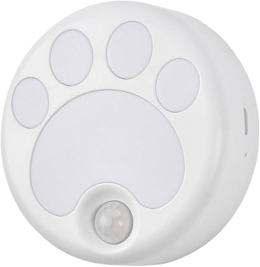 Attivolife Cat Paw Motion Sensor Night Light with Magnetic, USB Rechargeable & Cordless LED Lamp, Cute Kids Wall Light for Hallway, Bedroom, Nursery, Kitchen, Stairway