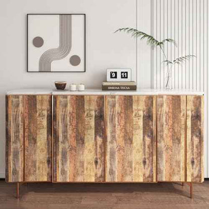 LACHEERY Rustic Shiplap Wallpaper Peel and Stick Kitchen Countertop Contact Paper Wood Grain Wallpaper for Kitchen Counter Contact Paper for Countertops Waterproof Removable Vinyl Wall Cover15.8 x80
