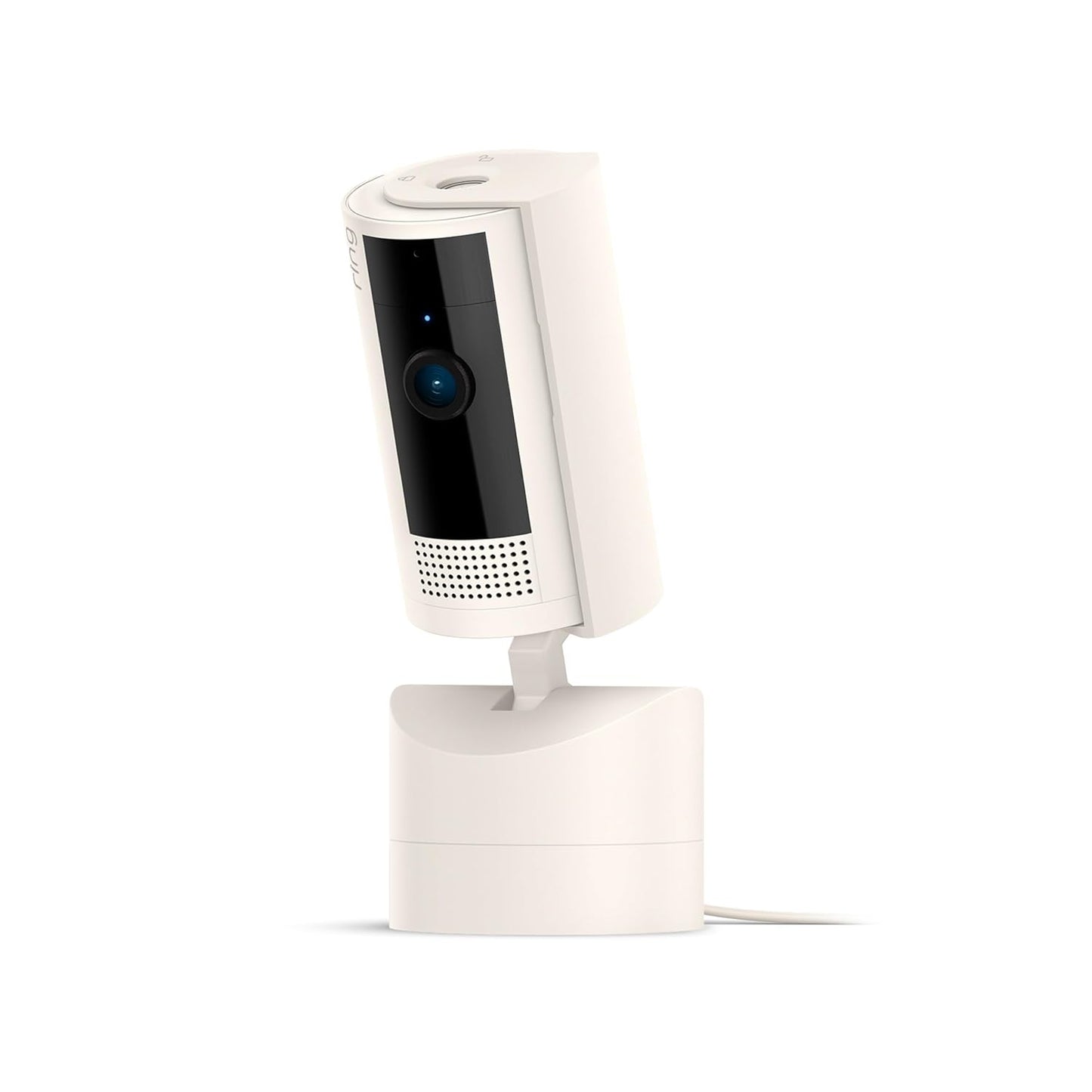 Ring Pan-Tilt Indoor Cam | See all around your home or business with 360° pan coverage, HD video, plus Two-Way Talk (2024 release) | White