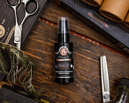 Suavecito Premium Blends Beard Oil - Leave-In Beard Conditioner For Softening Hair, Hydrating Skin, Eliminating Beard Dandruff, Healthy Beard Growth - 1 oz