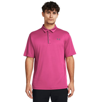 Under Armour Men's Tech Golf Polo, (686) Astro Pink / / Pitch Gray, 3X-Large