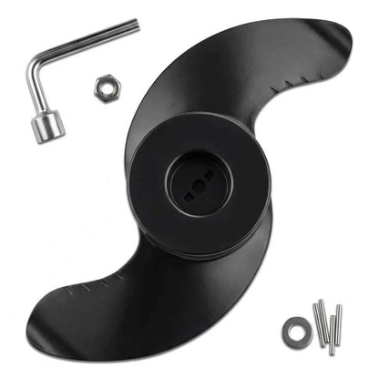 MKP-32 Weedless Wedge 2 Prop Replacement for Minn Kota Prop, Minn Kota– Fits 3-5/8” Motors Diameter for Edge, Endura, PowerDrive, Riptide 50-70lb – Trolling Motor Propeller Replaces 2091160 1865017