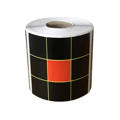 PISTEP Splatter Shooting Targets 3 Inch Reactive Paper Target Stickers 250pcs Self Adhesive Target Roll for Indoor and Outdoor Range - BB Gun, Pellet Gun, Airsoft, Rifle
