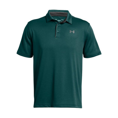 Under Armour Men's Tech Golf Polo, (449) Hydro Teal / / Pitch Gray, X-Small