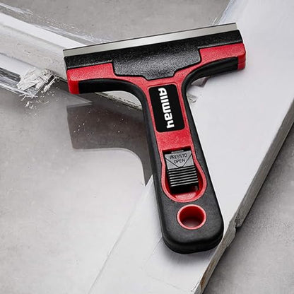 ALLWAY GTS Soft-Grip Glass & Tile Scraper, 4¡È