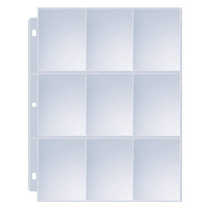 36 Pack 9 Pocket Page Protectors, Sooez Trading Card Sleeves for 3 Ring Binder, Baseball Cards Holder, Protective Pages Sheets for Binders Album, Fit for Collectible Games, Sports Cards