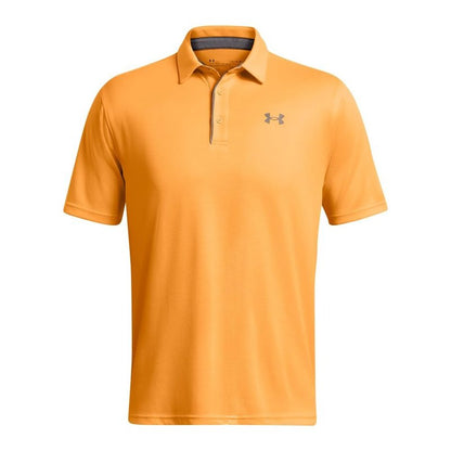 Under Armour Men's Tech Golf Polo, (803) Nova Orange / / Pitch Gray, 3X-Large Tall