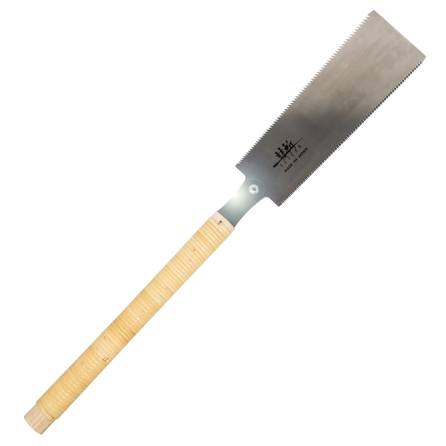 SUIZAN Ryoba Double Edge Saw 9.5" - Professional Japanese Pullsaw Handsaw Woodworking Tools