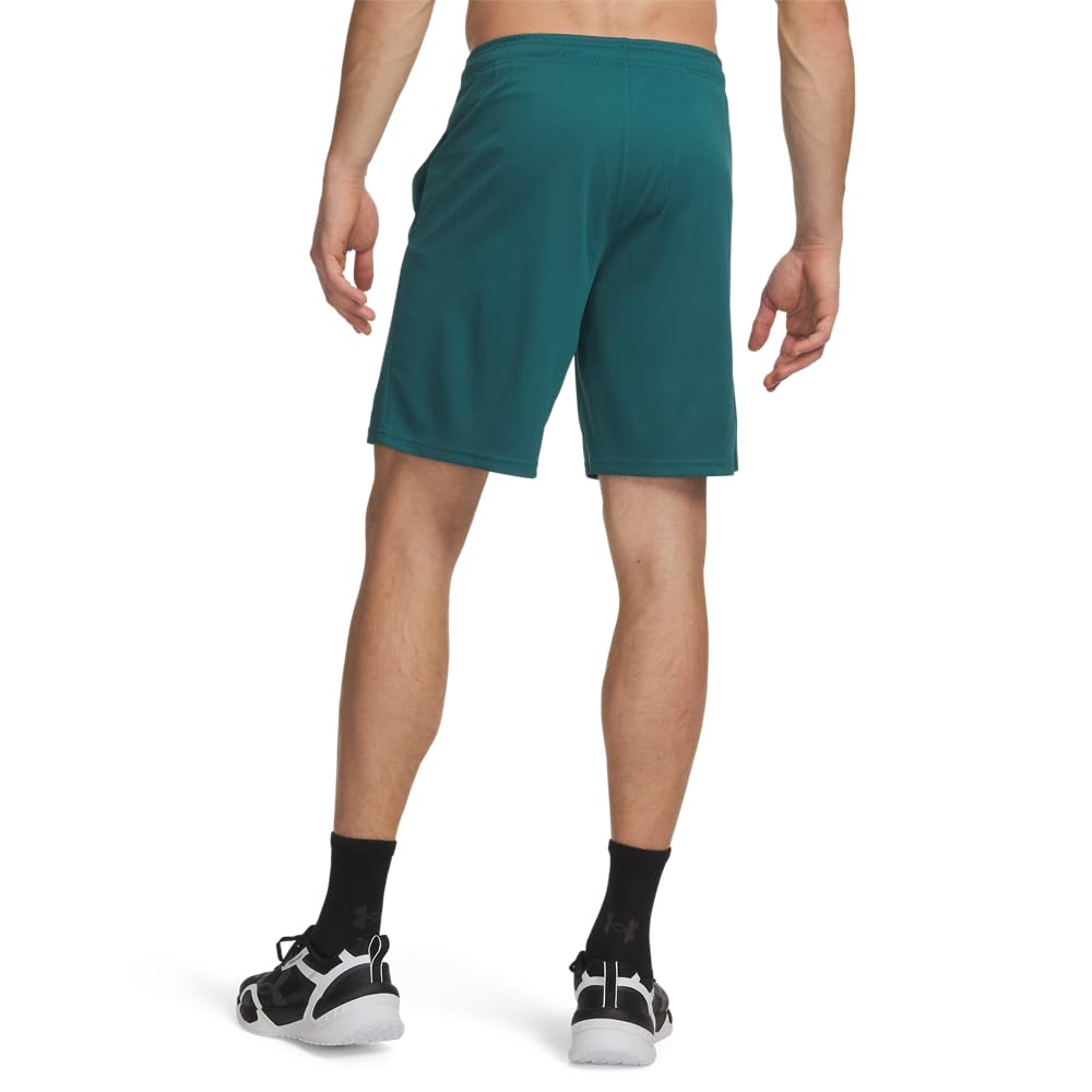 Under Armour Men's Tech Mesh Shorts, (338) Rack Green / / Black, Large