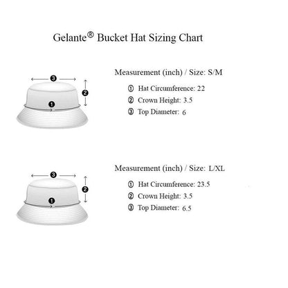 Gelante Solid Color 100% Cotton Bucket Hat for Women and Men Packable Travel Summer Beach Hat 1900-Burgundy-S/M