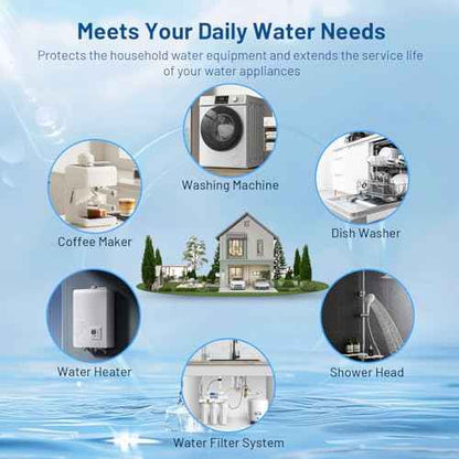 5 Micron 10" x 4.5" Whole House Activated CTO Carbon Block Water Filter Cartridge Replacement for WFHDC8001, CB-BB-10, FXHTC, FC15B, EP-BB, EPM-BB, CTO10BB, WCBFF975, CB-45-1005, CTO-F10B-5 (2 Pack)
