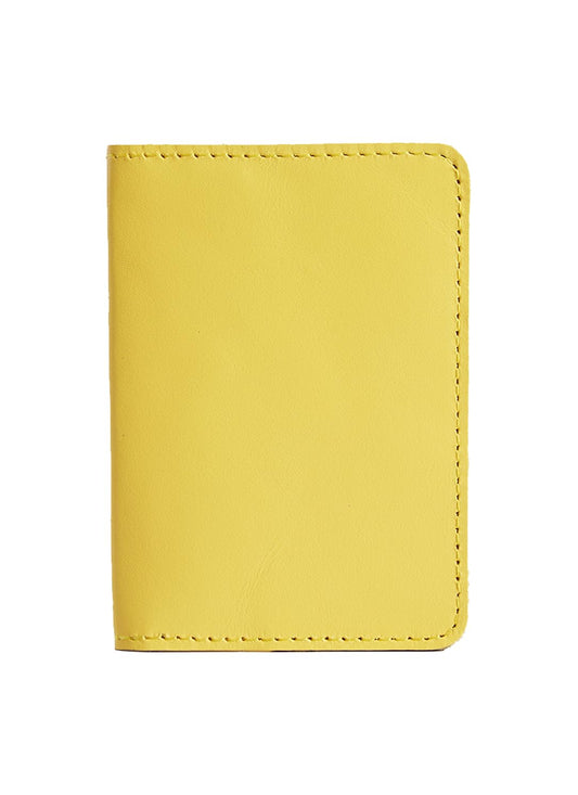 INCARNE US Leather Passport Holder for Travel - Passport Case - Passport Wallet for Men - Passport Cover for Women Sleeve Protector - Travel Essentials Vacation Luggage Travel Gifts - Classic Yellow
