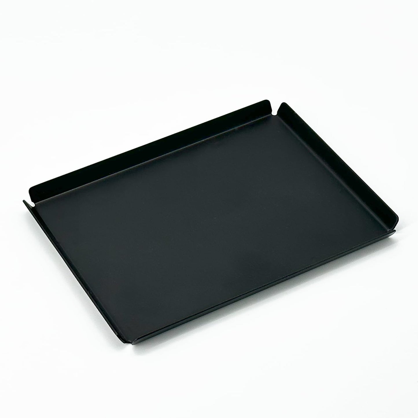 Aluminum Organizer Tray for Desk & Entryway - Minimalist Metal Catchall for Keys, Jewelry, Wallet | A6, Black | by PROGETTO2.70