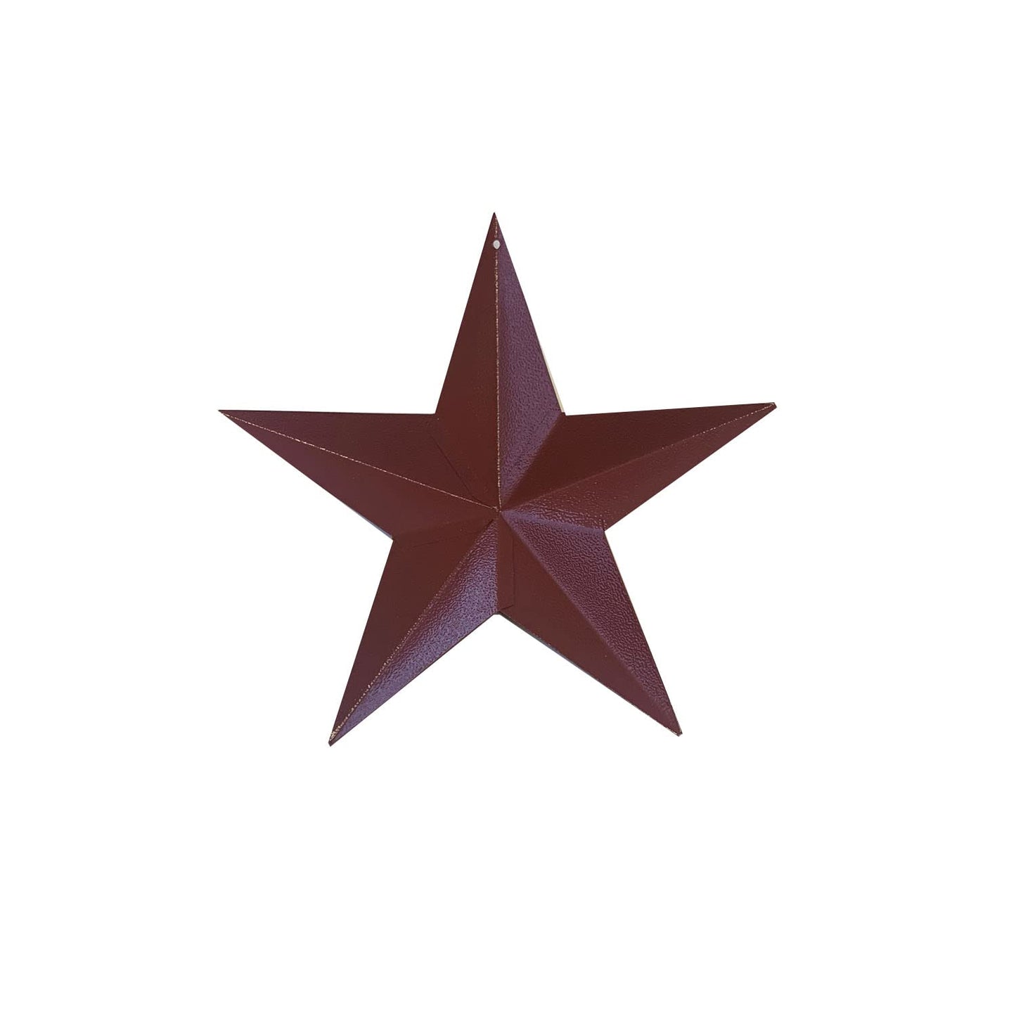 YUMBOR Rustic Metal 3D Barn Star Patriotic Wall Decoration July 4th Country Americana Patriotic Wall Ornament 8 inches