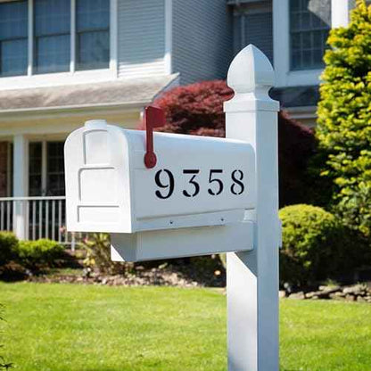 20 Pcs Curb Painting Stencils Kit 4 Inch Curb Address Stencil Kit for Painting on Walls Number Curbs Stencils Kits for Address Paint on Wood Wall Mailbox Road