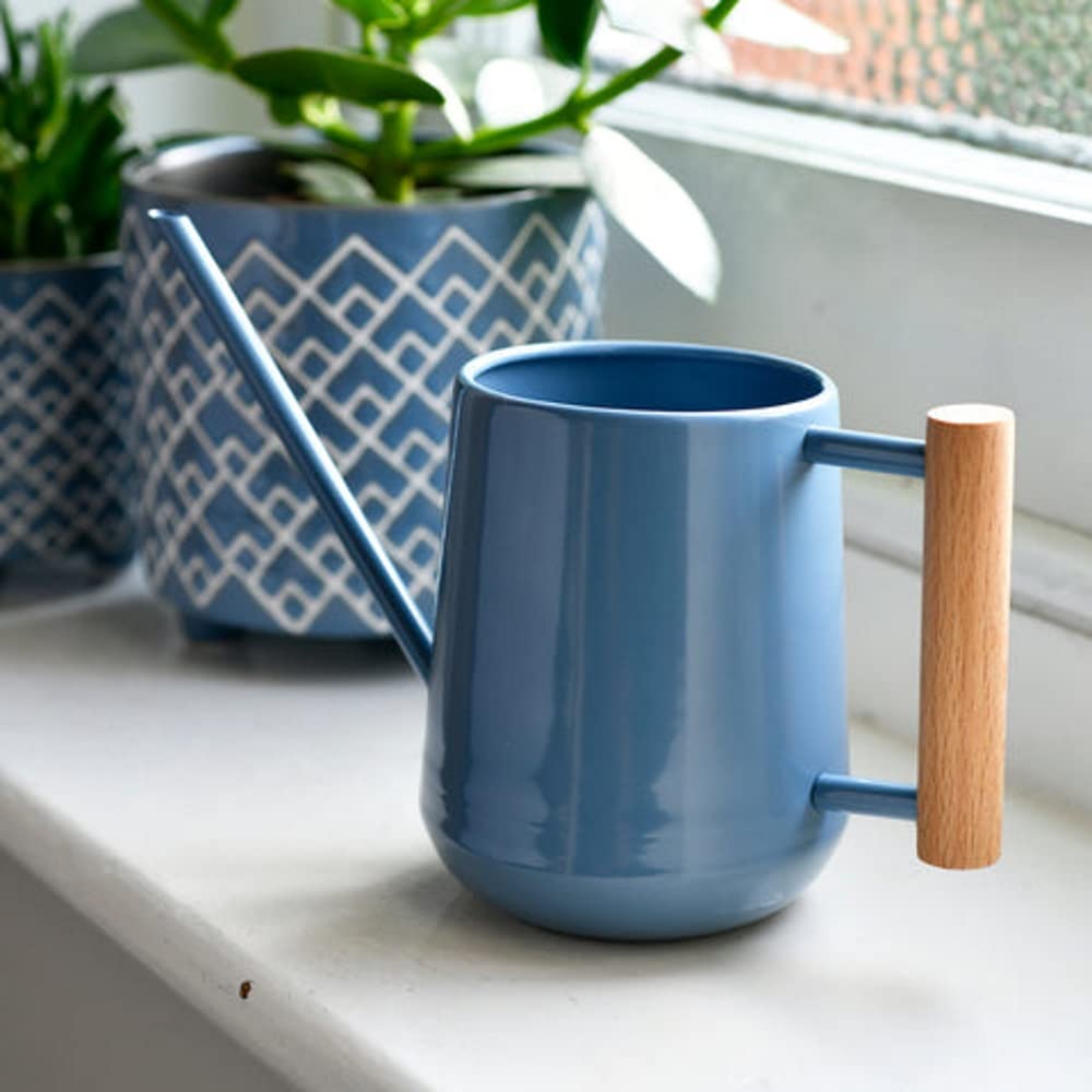 Burgon & Ball Indoor Watering Can, 0.7 Litre Capacity, Blue