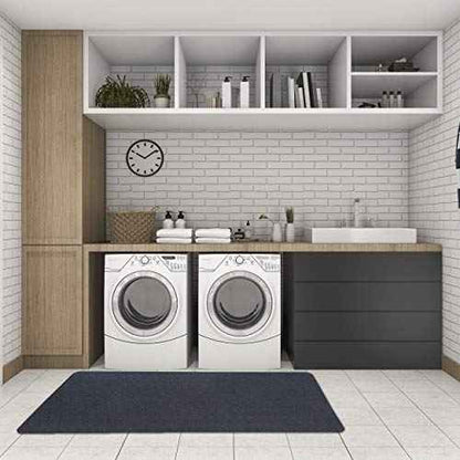 VersaTex Multi-Purpose Recycled Rubber Floor Mat for Indoor or Outdoor Use, Utility Mat for Entryway, Tool Bench, Garage, Under-Sink, Patio, and Door Mat; 36" x 60", Black