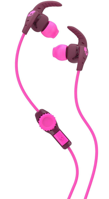 Skullcandy S2WIHX-449 XTplyo in-Ear Sport Earbuds, Plum/Pink