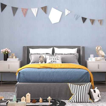Blue Grasscloth Peel and Stick Wallpaper Texture Self-Adhesive Contact Paper 15.7" X 120" Faux Grasscloth Removable Wallpaper for Cabinets Counter Top Liners