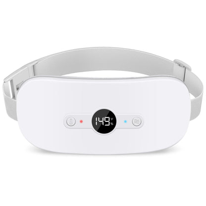 NOWWISH Heating Pad for Period Cramps Pain Relief, Portable Electric Cordless Menstrual Heating Pad Rechargeable with 6 Heat Levels and 6 Massage Modes, Christmas Gifts for Women Teen Girls, Pink
