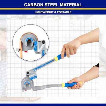 Wostore Tubing Bender 3 in 1 Tube Bender 180¡Æ For Tubing 1/4",3/8", 1/2", Bending Copper, Aluminium, Soft Thin Stainless Tubes For HVAC