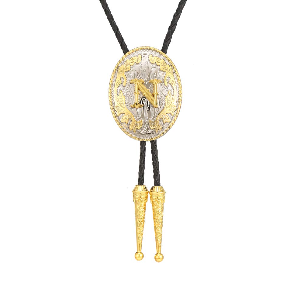 Jeilwiy Bolo Tie Necklace for Women Western Bolo Tie N Cowboy Ties Jewelry Rodeo Necklace Leather Necktie Bolero Ties