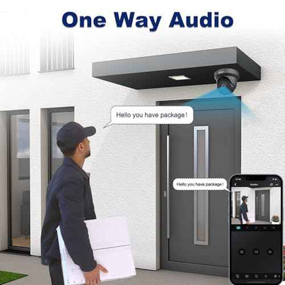 Anpviz 4K 8MP PoE Security IP Camera Outdoor, AI Human Vehicle Detection, 100FT Smart Dual Light Color Night Vision, Built-in Mic, 2.8mm Lens, IP66 Waterproof, NDAA Compliant, Black (U Series)