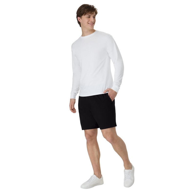 Hanes Men's Jersey With Pockets Short, Black, 3X-Large US