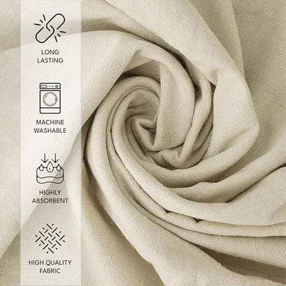 Canvas Painters Drop Cloth (Size 4 x 5 Feet - Pack of 1) - Pure Cotton Paint Drop Cloth for Painting, Curtains, Furniture & Floor Protection - All Purpose Thick Canvas tarp with Double Stitched Edges