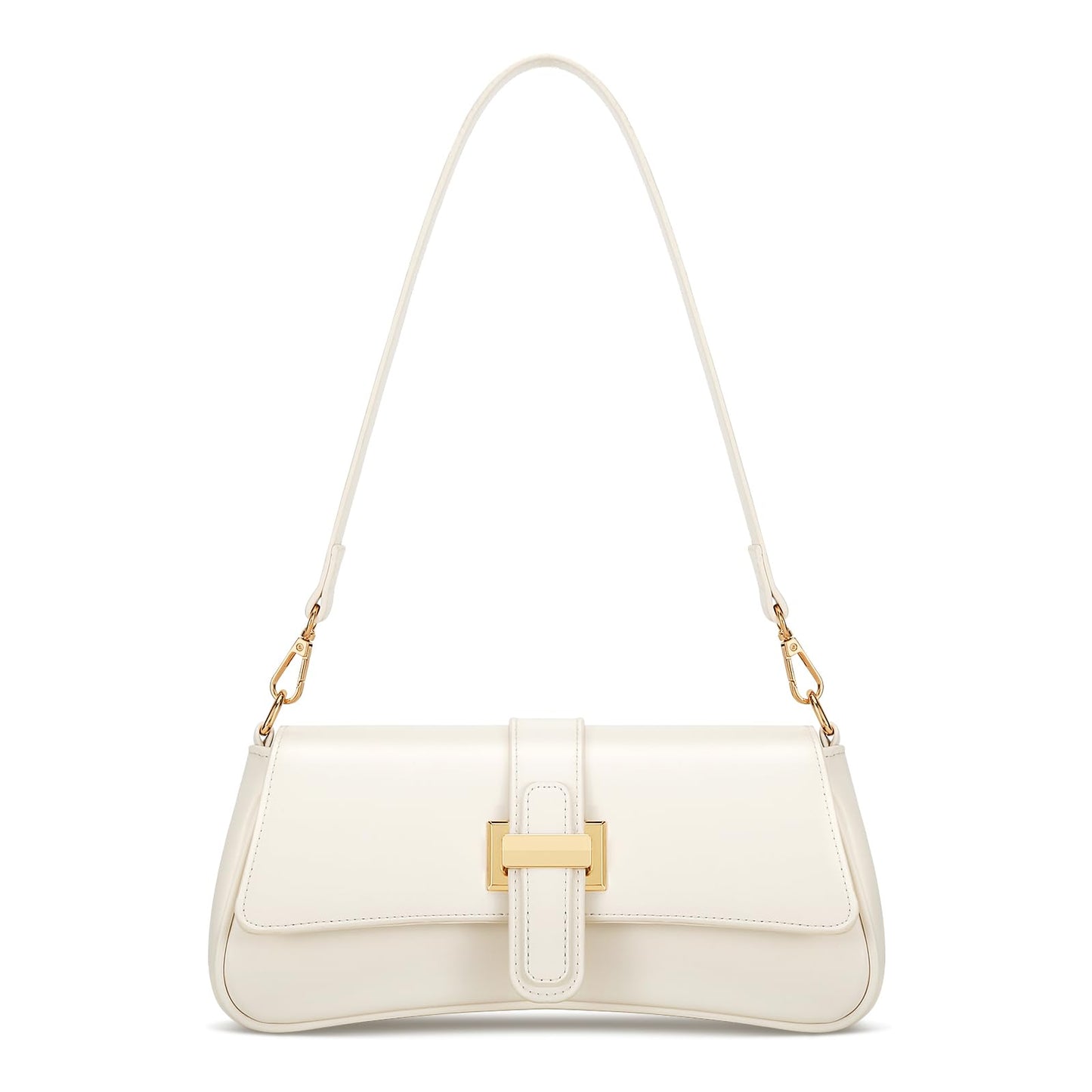 Shoulder Bag for Women, Small Handbag Hobo Purses, Retro Clutch Underarm Bag, Beige