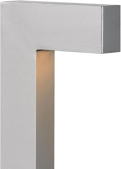 Hinkley Atlantis 1518TT-LL Large LED Low Voltage Landscape Pathway Light - 12v, Dimmable, Aluminum - Titanium