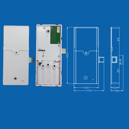 RFID Lock Electronic Cabinet Locks, Digital Touch Keypad, Password Entry and Card/FOB Entry, Keyless Door Knob