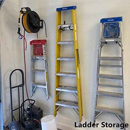 Garage Storage Heavy Duty Utility Hooks, 12 Inch Wall Mount Storage Hanger Organizer for Hanging Tool, Chairs, Hoses, Ladder, Bulk Items, Ropes, Bike
