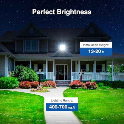 Solar Street Lights Outdoor Waterproof,50000LM 320¡Æ Angle Solar Light,5730LED Parking Light with Motion Sensor and Remote Control for Outdoor, Streets, Courtyards,Parking Garages,-2Pack
