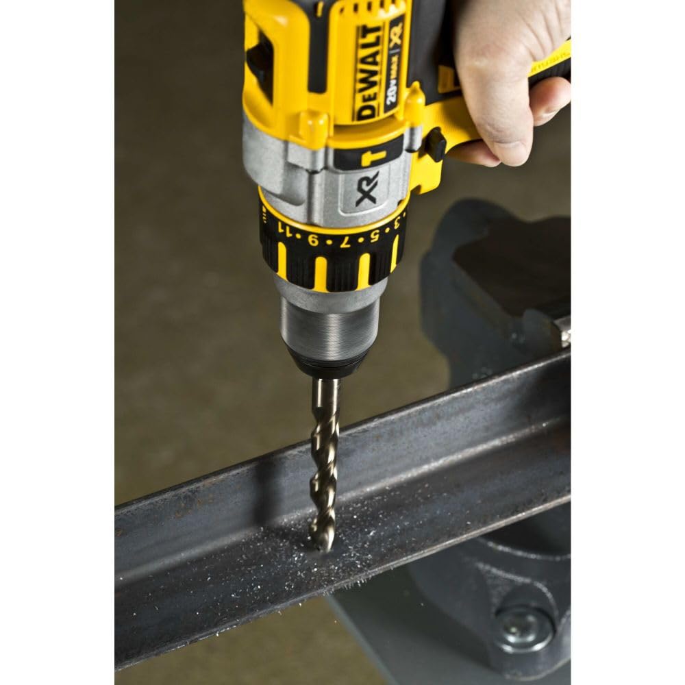 DEWALT Cobalt Alloy Steel Drill Bit Set with Pilot Point, 14-Piece (DWA1240)