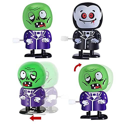 Max Fun 12pcs Halloween Wind Up Toys Assortment for Kids Halloween Party Favors Treat Bag Stuffers Goody Bag Filler Treats Prizes
