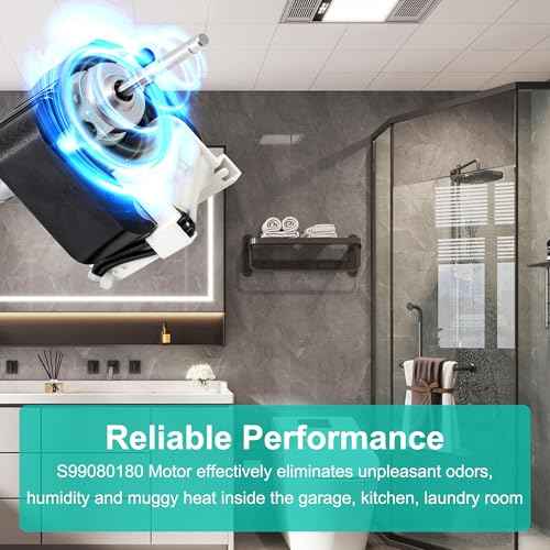 S99080180 Exhaust Fan Motor for Broan Nutone 509, 509S, 509S-C, 509-C, 509-A, 509S-B, 509MG-A, 509MG Ventilation Fan Replacement Motor