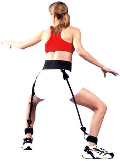 WEWESALE Vertical Jumping Trainer Jump Resistance Bands Leg Strength Basketball Volleyball Football Tennis Leg Agility Training