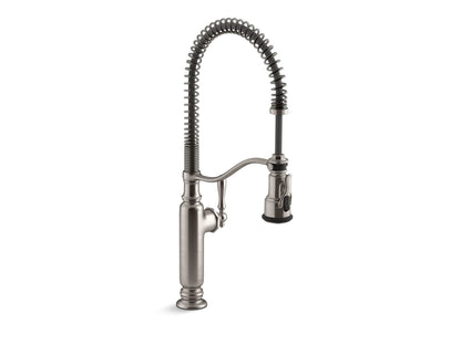 KOHLER Tournant Semi-Professional Pull-Down Kitchen Sink Faucet, Commercial Kitchen Faucet with Pull Down Sprayer, 77515-CP, Polished Chrome