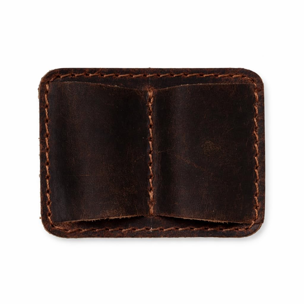 PavinCrafter Handmade Leather Pen Holder Clip for Notebook & Journal – Stylish Pen Loop Organizer for Pens & Pencils, Portable Leather Pen Holder for Planners & Books (Brown)