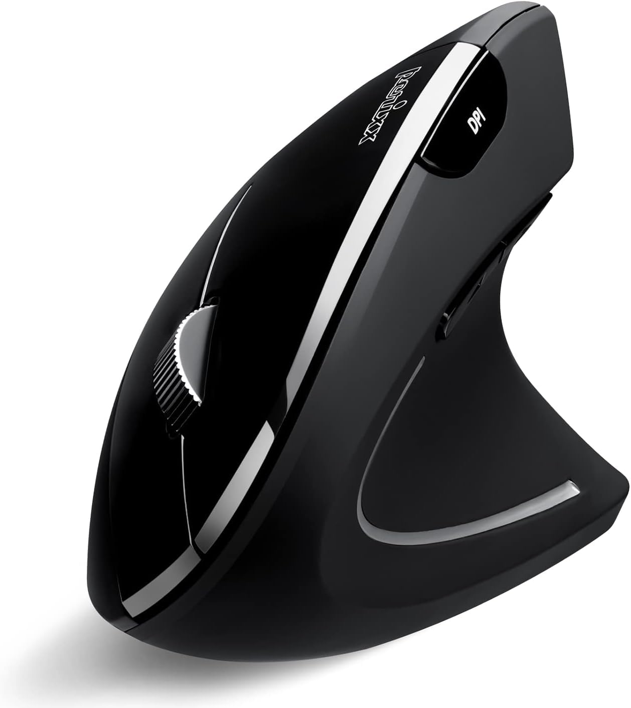 Perixx PERIMICE-713 Wireless Ergonomic Vertical Mouse - 800/1200/1600 DPI - Right Handed - Recommended with RSI User