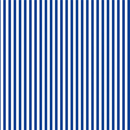 GLOW4U Peel and Stick Navy Blue Striped Wallpaper Self Adhesive Blue White Stripe Shelf Liner Contact Paper for Cabinets Dresser Drawers Furniture Wall Crafts Decal 17.7X117 Inches