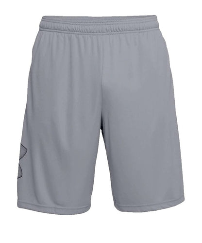 Under Armour Men's Tech Graphic 10" Shorts, Steel (035)/Black, X-Small