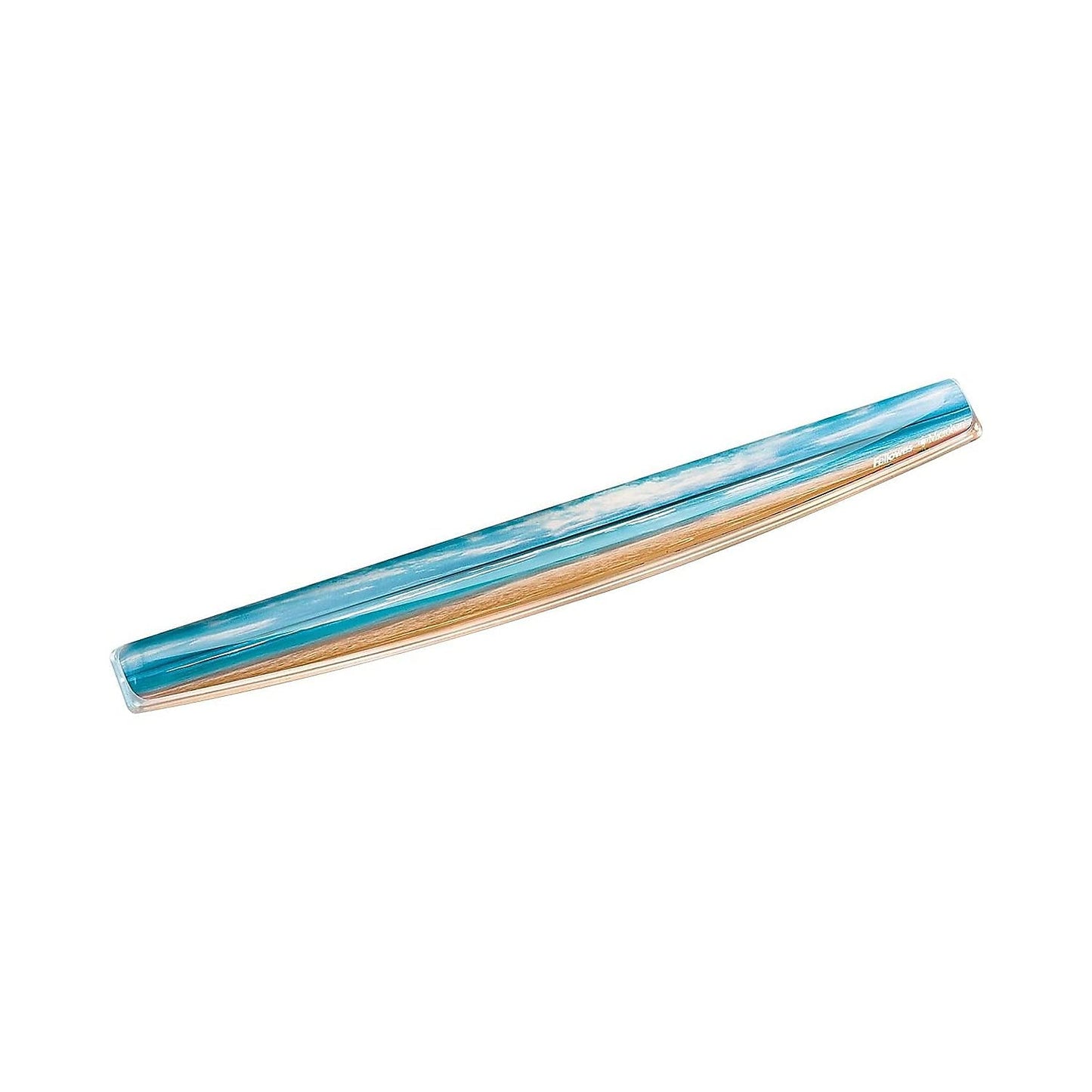 Fellowes Photo Gel Keyboard Wrist Rest with MICROBAN - Sandy Beach (9179401)