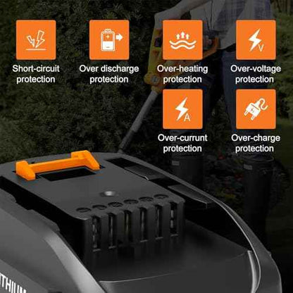 2 Pack Upgraded 3.6Ah WA3525 Battery Replacement for Worx Battery 20V Compatible with Worx 20V Battery WA3520 WA3575 WG151s WG155s WG251s WG255s WG545s WG891 Leaf Blower Tools Batteries(Black)