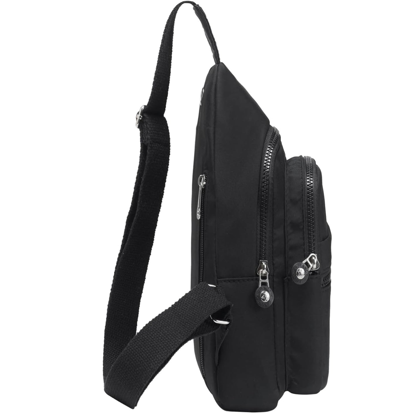 Cross Body Bag Sling Backpack Fanny Pack Small Crossbody Bags for Women Trendy - Black