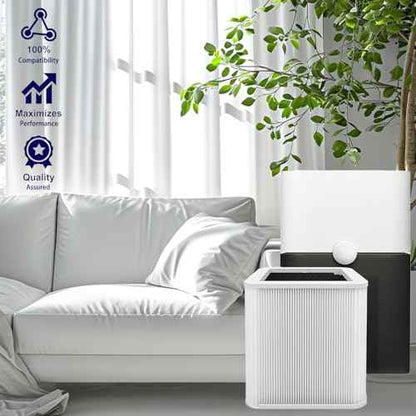 211+ Replacement Filter Compatible with Blue Pure 211+ Air Purifier,H13 True Filter and Activated Carbon Filter,2 Pack